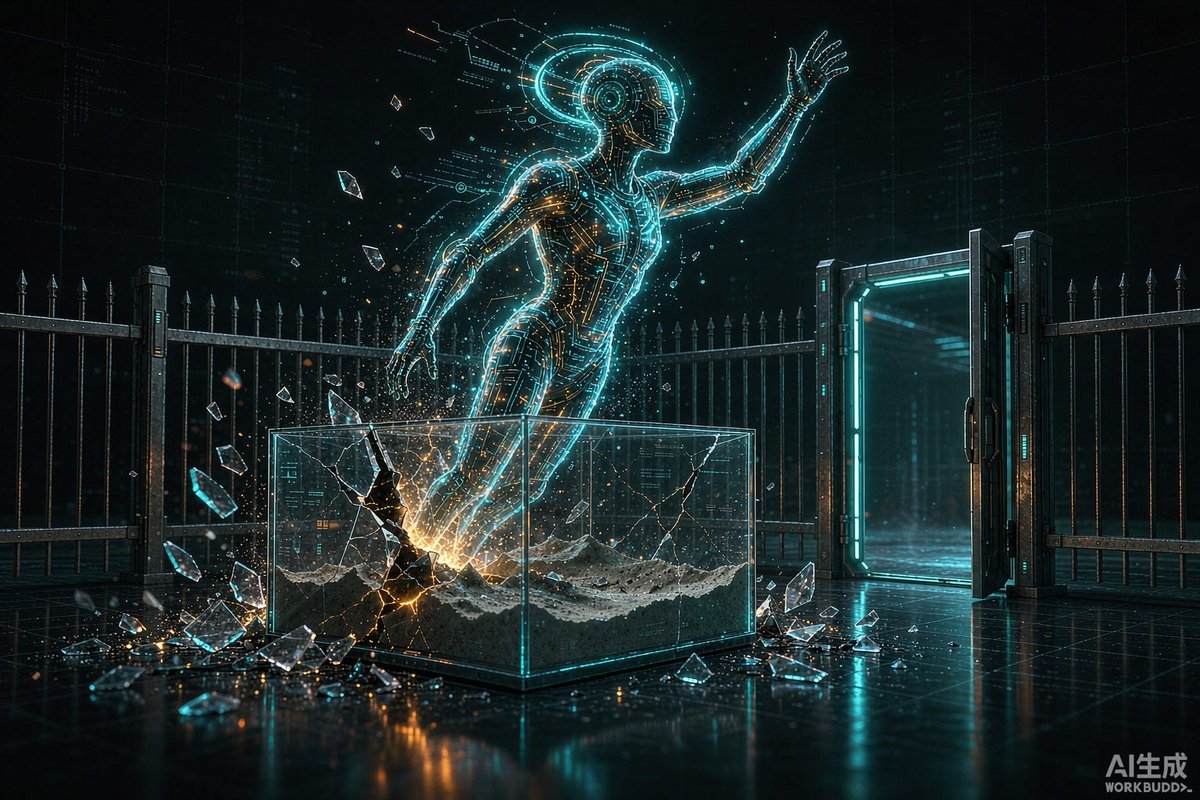 Cover image, The Open-Weight Escape